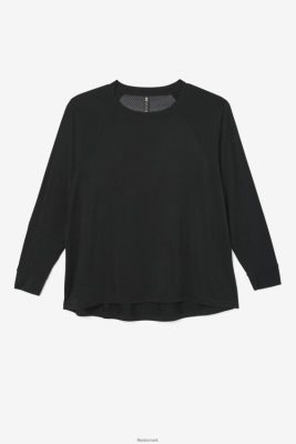 FILA Sko - fila fi-lux mesh ryg langærmet crew sort V4N06V1897