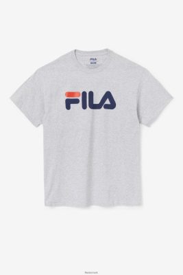 FILA Sko - fila grå lyng/marineblå/rød herre logo-t-shirt V4N06V268