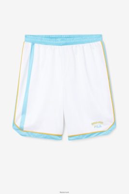 FILA Sko - fila hvid/blå/strålende gul semi-pro basketball short V4N06V706