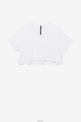 FILA Sko - fila hvid fi-lux hi-low crop top V4N06V1918