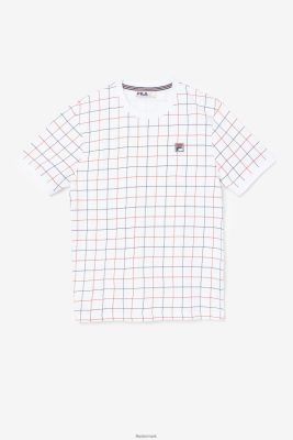 FILA Sko - fila hvid/rød/marine casbian besætning V4N06V316