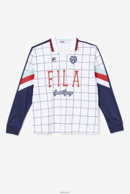 FILA Sko - fila kay målmandstrøje hvid/kanalblå/rød V4N06V403