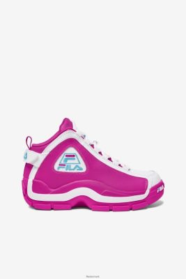 FILA Sko - fila kvinders grant hill 2 pink glo/white/bluefish V4N06V1189