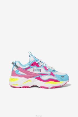 FILA Sko - fila kvinders ray tracer apex hvid/pink glo/bluefish V4N06V1255