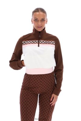 FILA Sko - fila laura 1/4 banetop med lynlåstryk V4N06V3406