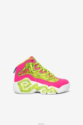 FILA Sko - fila little kids' mb night walk pink/lime punch/white V4N06V2251