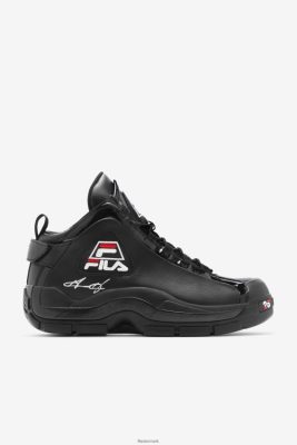 FILA Sko - fila mænds Grant Hill 2 25-års jubilæumsudgave sort/hvid/rød V4N06V97