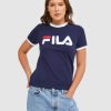 FILA Sko - fila new navy klassisk t-shirt til kvinder V4N06V2902