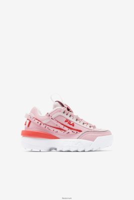 FILA Sko - fila pink/coral blush/white big kids' disruptor 2 exp V4N06V2056
