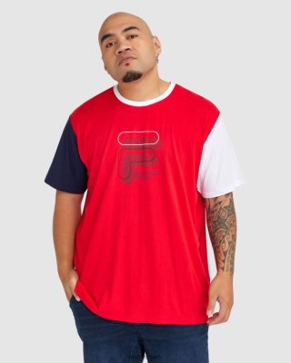 FILA Sko - fila rød herre plus lennox t-shirt V4N06V2392