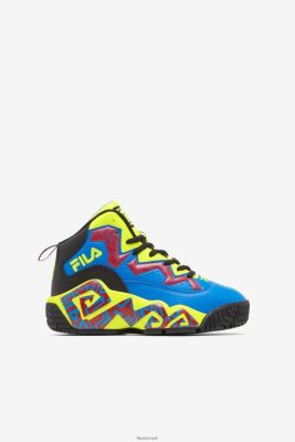 FILA Sko - fila sort/gul/rød store børns mb V4N06V2116