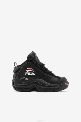 FILA Sko - fila sort/hvid/rød små børns Grant Hill 2 25-års jubilæumsudgave V4N06V2224