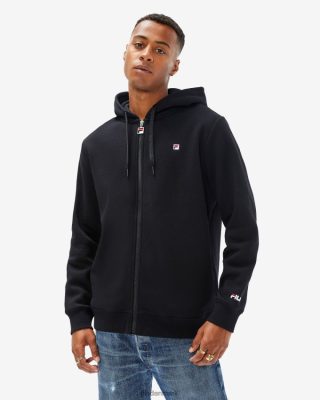 FILA Sko - fila sort unisex badge 2.0 hætte med lynlås V4N06V2644