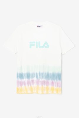 FILA Sko - fila white tie dye alivia tie dye t-shirt V4N06V1402